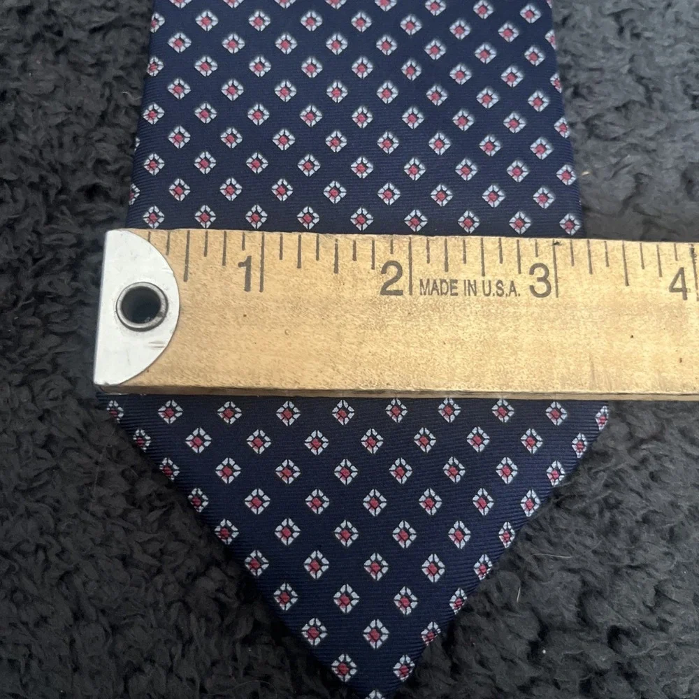 Vintage Yves Saint Laurent YSL Silk Necktie Made in USA Classic Designer Tie